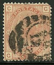 Great Britain # 65,plate 13, Used. CV $ 700.00