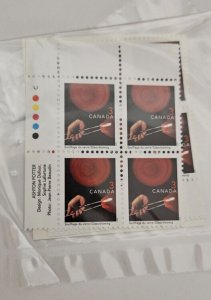 Canada 1999 Traditional Trades #1675 Set of Corner Inscription Blocks