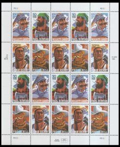 US Scott #3083-86 32c American Folk Heroes MNH Sheet of 20 Original USPO Package