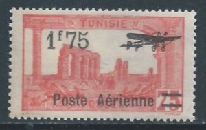 Tunisia #C5 NH 75c Aqueduct Ruins Issue Surcharged & Ovptd. Poste Aerienne