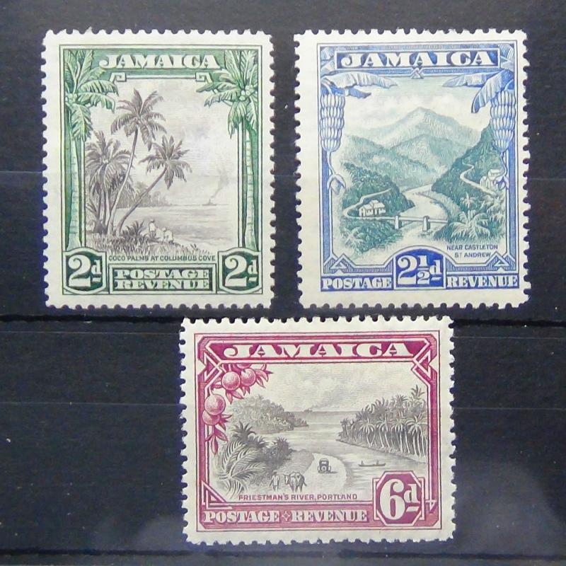 Jamaica 1932 set MM 2d 2.5d 6d SG111 - 113 