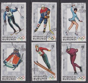 Burundi SC #226-231 Used