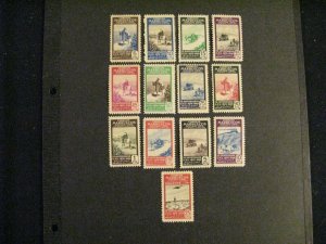 Spanish Morocco #280-91 E1 mint hinged  a22.8 5823