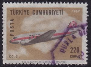 Turkey - 1967 - Scott #C42 - used - Airplane