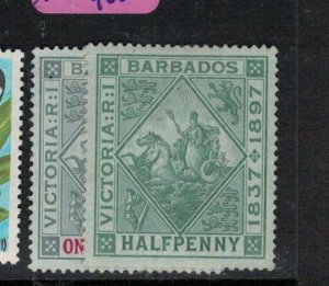 Barbados SG 125-6 MOG (7etc) 