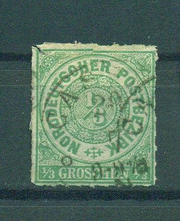 Germany-North German Confederation sc#2 used cat $4.00