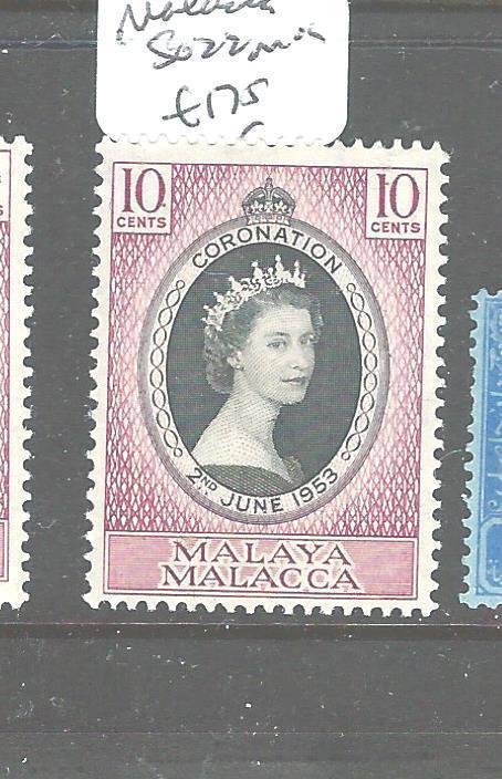 MALAYA MALACCA (P2704B) QEII CORONATION SG 22    MOG