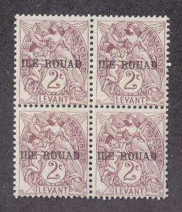 Ile Rouad Scott #5 Block of 4 MNH