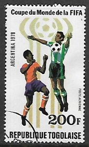 Togo # C348 - Worldcup Football Argentina - unused - HR/CTO.....{KlGr}