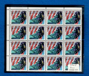 3965 Lady Liberty Block of 16   MNH  2006