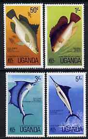 UGANDA - 1977 - Game Fish of East Africa  - Perf 4v Set - Mint Never Hinged