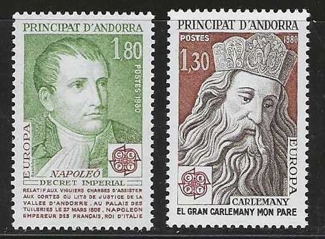 Andorra Fr. MNH sc# 279-80 EUROPA