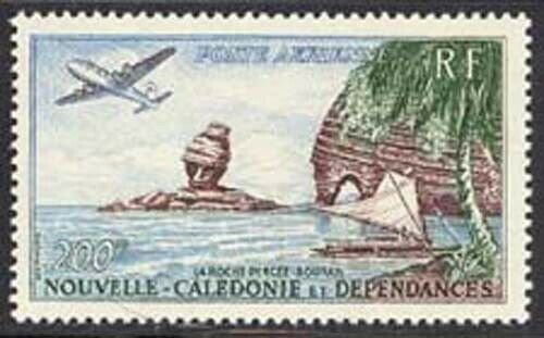 New Caledonia 1959 Bourail Rocks Sc# C27 NH