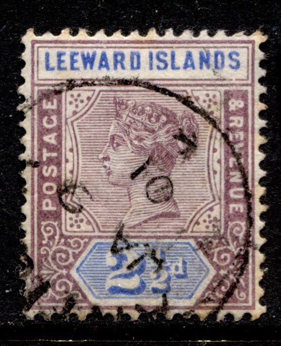 Leeward Islands Stamp #3 USED FU SINGLE