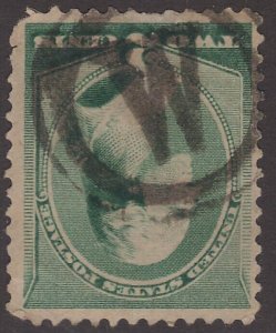 US Scott # 213 2c Washington Fancy Cancel W