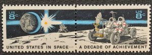 US #1434-1435 MNH Pair Space Achievement Decade SCV $.50 L23