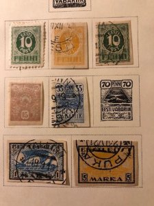 8 Album Pages of Estonia