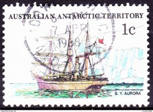 AUSTRALIAN ANTARCTIC TERRITORY (AAT) 1979 QEII 1c Multicoloured 'Ships, S.Y. ...