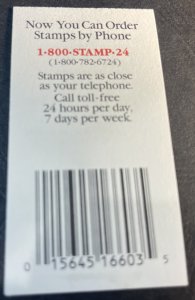 U.S.#  BK222-MINT/NEVER HINGED--COMPLETE BOOKLET/UNEXPLODED--1994