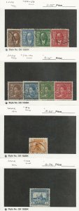 Iraq, Postage Stamp, #55-8, 73-6, 86, 100 Used, 1932-42, JFZ