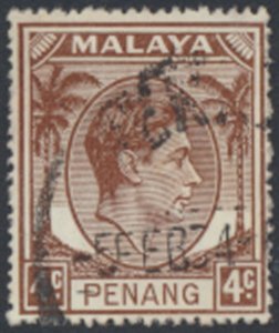 Penang   Malaya  SC#  6 Used  see details & scans