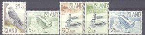 Iceland 319-23 MNH Animals SCV24.25