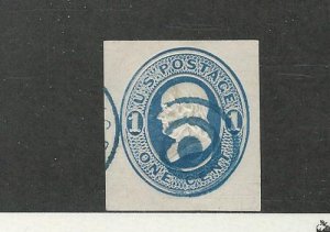 United States, Postage Stamp, #U74 VF Used, 1870