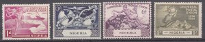 Nigeria - 1949 UPU  Sc# 75/78 - MH (7742)