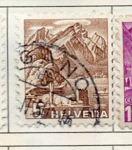 Switzerland Helvetia 1934-48 Early Issue Fine Used 5c. NW-168684