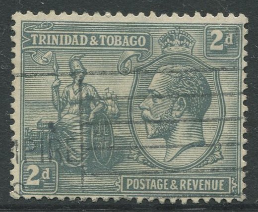 STAMP STATION PERTH Trinidad & Tobago #24 KGV Britania Used Wmk 4 - 1922-28