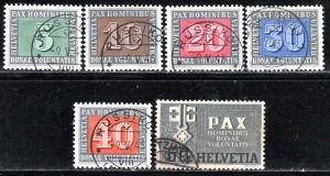 Switzerland Scott # 293 - 299, used