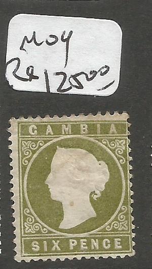 Gambia SG 37a Tiny Gum Thin MOG (5cmo)