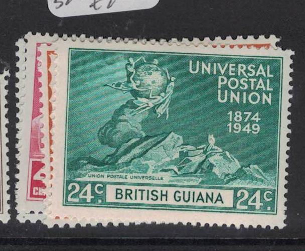 British Guiana UPU SG 324-7 MOG (4dtu)