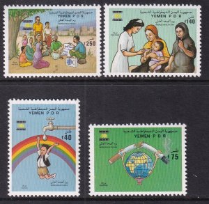 Yemen People's Democratic Republic 396-399 MNH VF