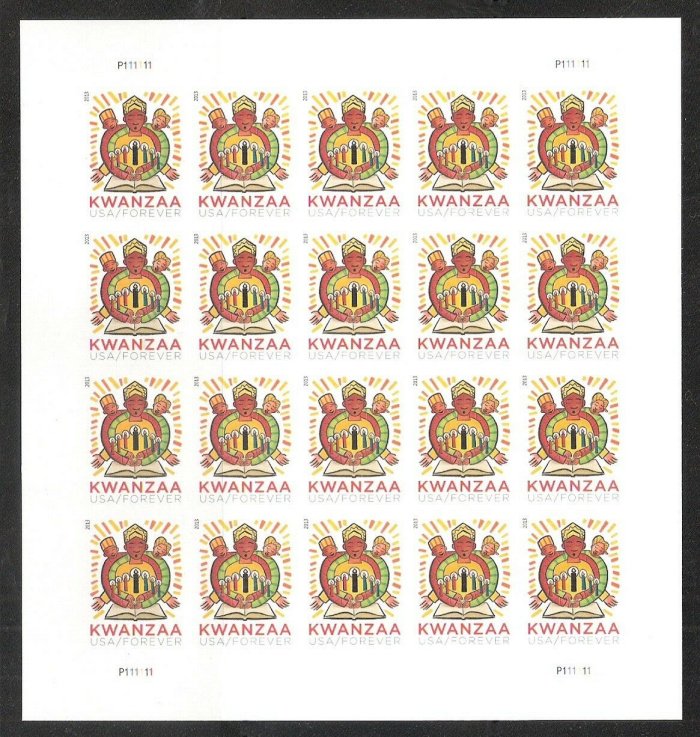 US #4845c  49c Kwanzaa, VF NH IMPERF SHEET of , LIMITED SUPPLY, Rare! VF mint...