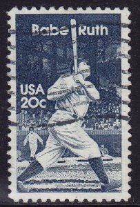 USA - 1983 - Scott #2046 - used - Sport Baseball Babe Ruth