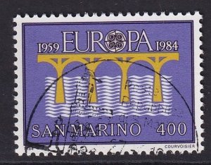 San Marino  #1065 cancelled  1984   Europa  400 l  Bridge