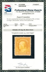 MALACK 510 XF-SUPERB OG NH, w/PSE (GRADED 95 (07/17)..MORE.. gg0924