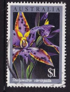 Australia 1986 Native Orchids Queen of Sheba- $1 Used