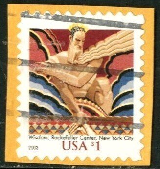 United States #3766, USED ON PAPER, 2003 - STATES099