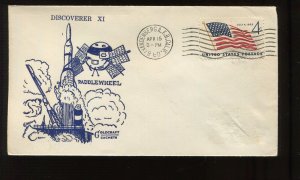 APRIL 15 1960 DISCOVERER XI GOLDCRAFT LAUNCH COVER (LV 1007)