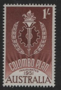 AUSTRALIA, 340, MNH, 1961, Colombo Plan Emblem