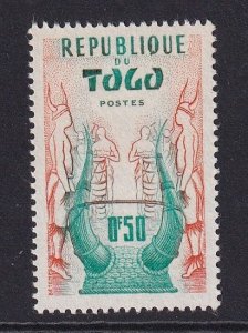 Togo   #351 MNH  1959  Konkomba helmet  50c