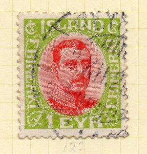 Iceland Frimerki 1920 Early Issue Fine Used 1E. 169503