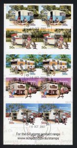 Australia SG2889b 2007 Caravanning Through the Ages Mixed S-A Pane Fine Used
