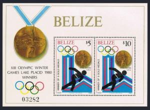 Belize 503-510 pair-label,511 ab-512,MNH. Olympics Lake Placid-1980.Medals.