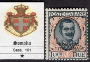 Italy Somalia - Sassone n.101  MH*