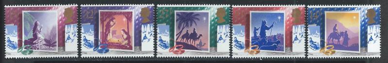 GREAT BRITAIN SC# 1234-8 F-VF MNH 1988