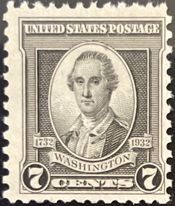 Scott #712 1932 7¢ Washington Bicentennial MNH OG