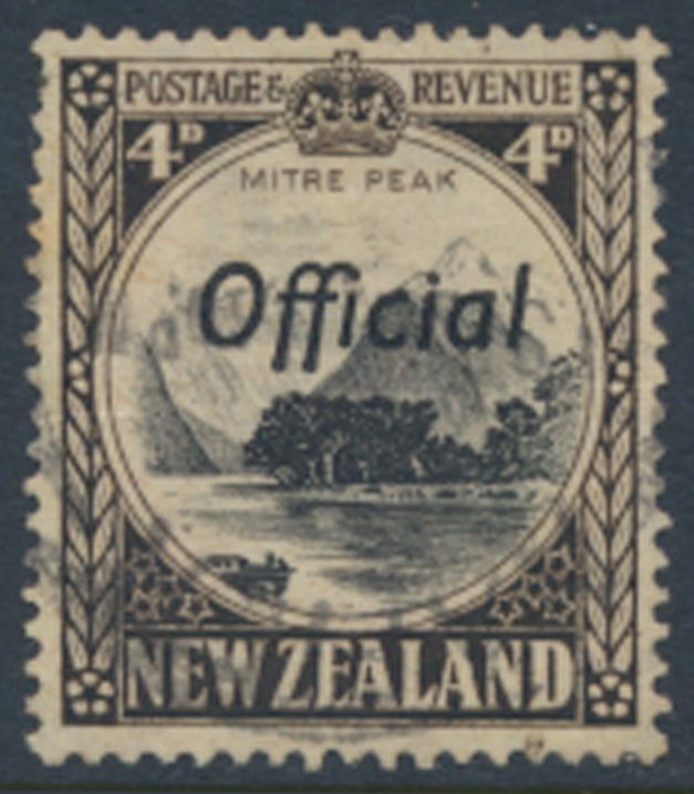 New Zealand  SC# O67 * SG O126a  Used perf 14  OFFICIAL  see details scans